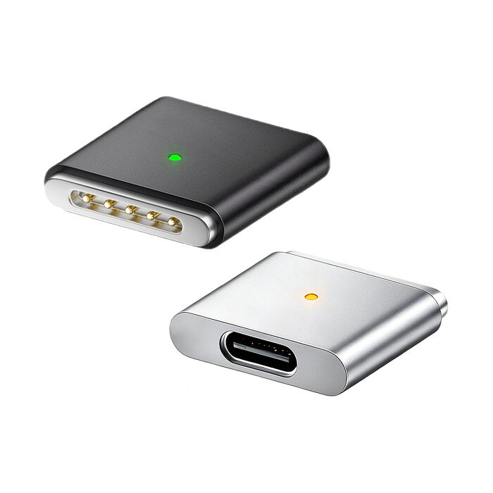 Kamera Type-C母轉Magsafe 3公 磁吸轉接頭-100W/20V/5A