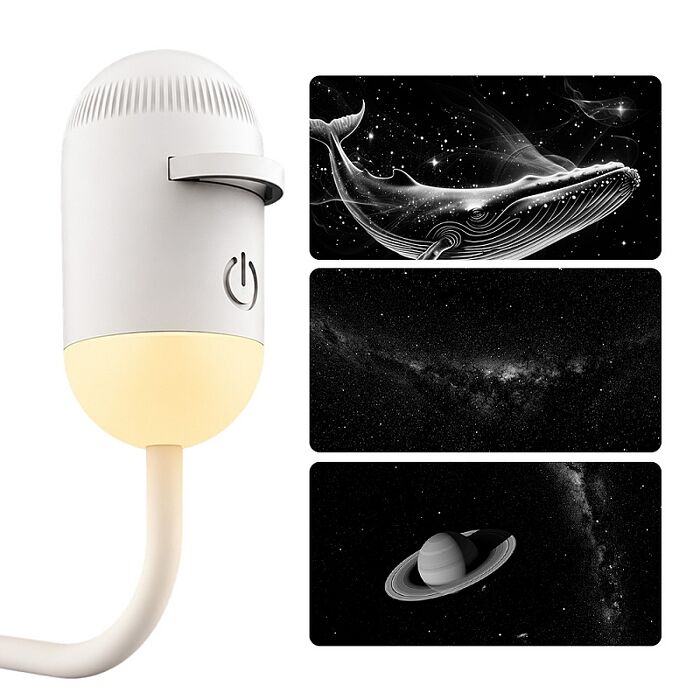 Kando SL-01 星空投影小夜燈 USB星空投影燈 投影小夜燈 星空夜燈 星空燈 (附黑白投影片3入)