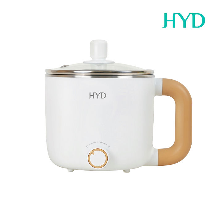 HYD 小食鍋-輕食尚料理快煮鍋(附蒸蛋架) D-522 (白/綠/粉)