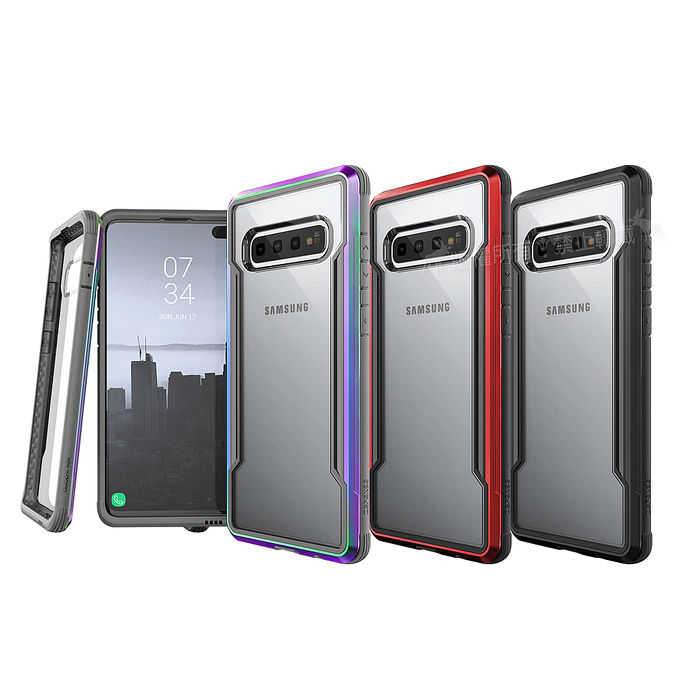 Defense 刀鋒極盾 三星samsung Galaxy S10 耐撞擊防摔手機殼 爵帝黑 繽紛虹 豔情紅 耳機 穿戴 手機配件 Myfone購物