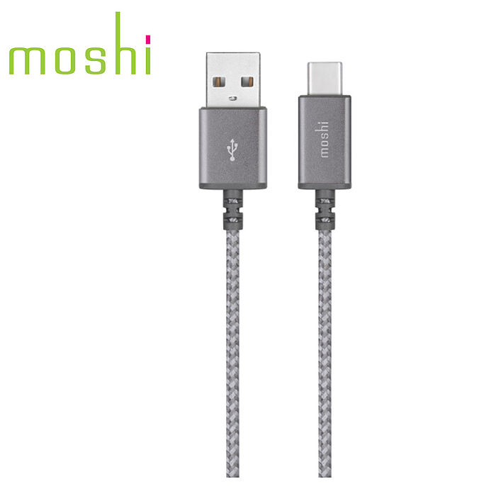 Moshi Integra 強韌系列USB-C to USB-A 耐用充電/傳輸編織線 (1.5 m)