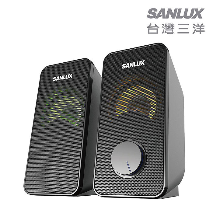 【限時免運】SANLUX台灣三洋 2.0聲道USB多媒體喇叭 SYSP-200