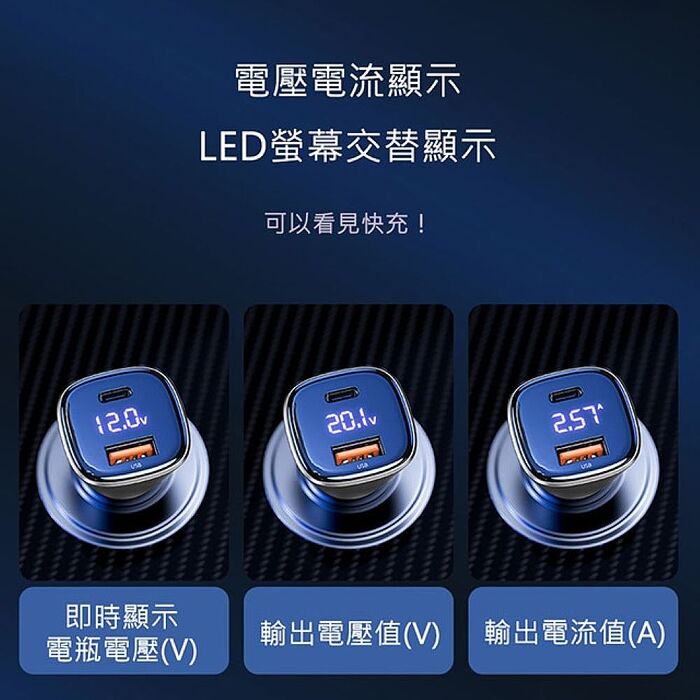 Wildex  QC+PD 車用極速充電器 63W   SR-063PQ