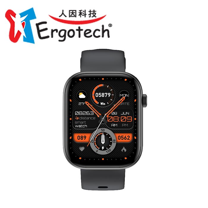ERGOLINK 人因科技  2.01"心率血氧藍牙通話腕錶 SW202