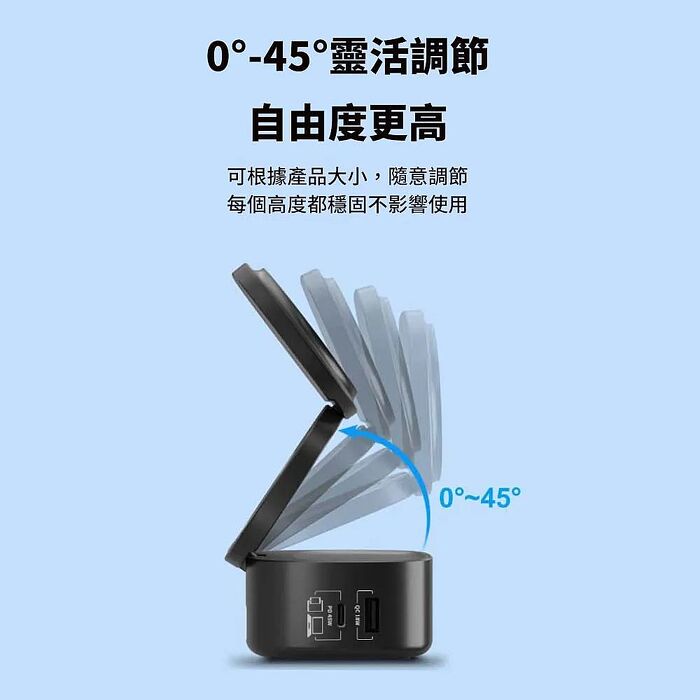 Wephone 65w氮化鎵五合一充電站