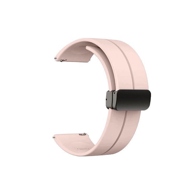 Ergotech人因 負離子能量TPU矽膠磁吸錶帶 22mm