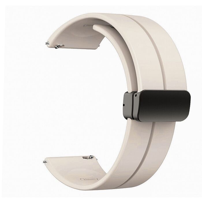 Ergotech人因 負離子能量TPU矽膠磁吸錶帶 22mm