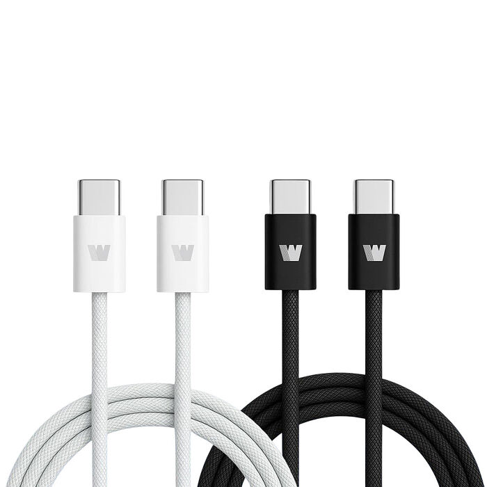 Wephone  C to C 60W PD3.0 尼龍編織充電傳輸線1.2M