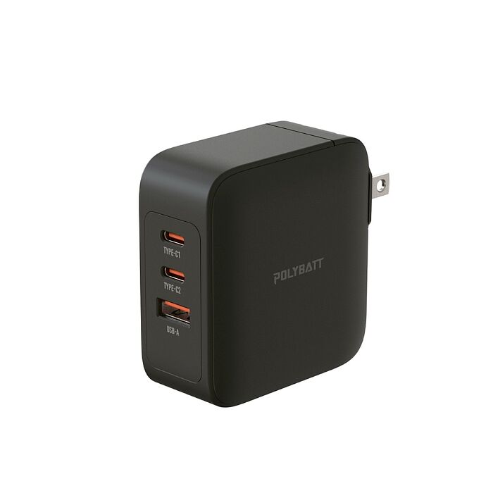 POLYBATT GaN13-100W快充型-氮化鎵旅行充電器(贈100w快充線)