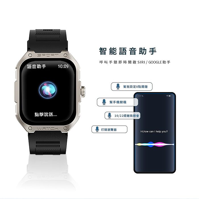 ERGOLINK 人因 SW322 綺跡 Ai GPS 智慧通話腕錶