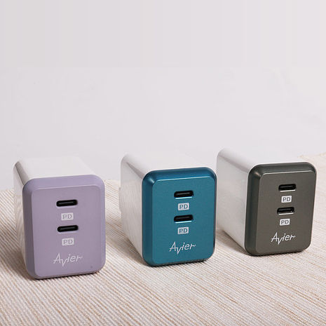 AI 莫蘭迪系列 PD3.0 36W 高速雙孔充電器 BSMI認證