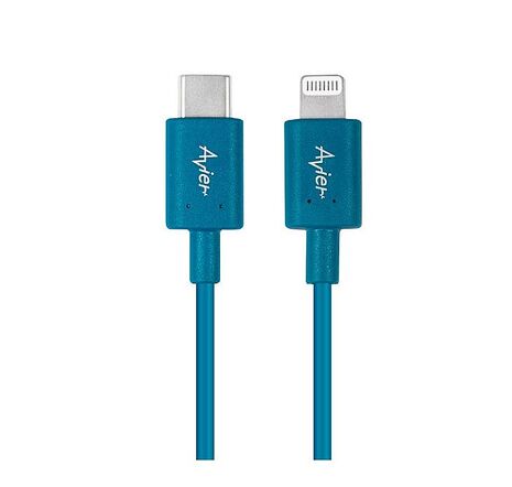 AI USB C - Lightning 極速傳輸充電線100cm藍色
