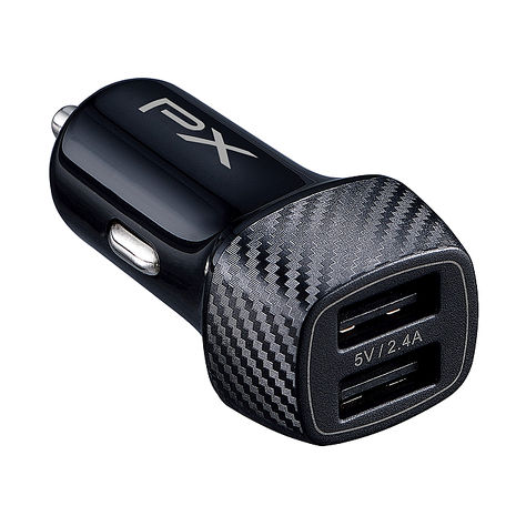 Px大通車用usb電源供應器 Type A X 2 Pcc 24 機車 行車紀錄 導航 Myfone購物