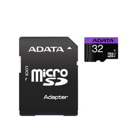 ADATA 威剛 32GB Premier MicroSDHC(C10) UHS-I U1 記憶卡 - 附轉卡
