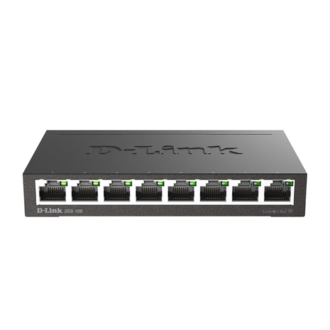 D-Link 友訊 DGS-108 Gigabit交換器