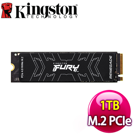 Kingston 金士頓 FURY Renegade 1TB PCIe 4.0 NVMe M.2 SSD(SFYRS/1000G)