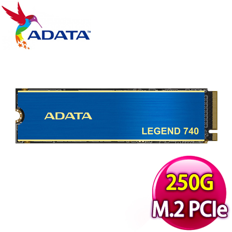 ADATA 威剛 LEGEND 740 250G PCIe3.0 M.2 2280 SSD固態硬碟