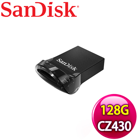 SanDisk CZ430 Ultra Fit 128G USB3.1 隨身碟 (400MB/s)