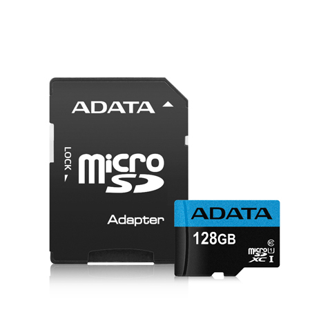 【限時免運】ADATA 威剛 Premier 128G microSDXC UHS-I U1 A1 (藍卡)記憶卡