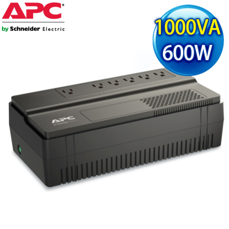 APC Easy-UPS 1000VA 在線互動式不斷電系統 (BV1000-TW)