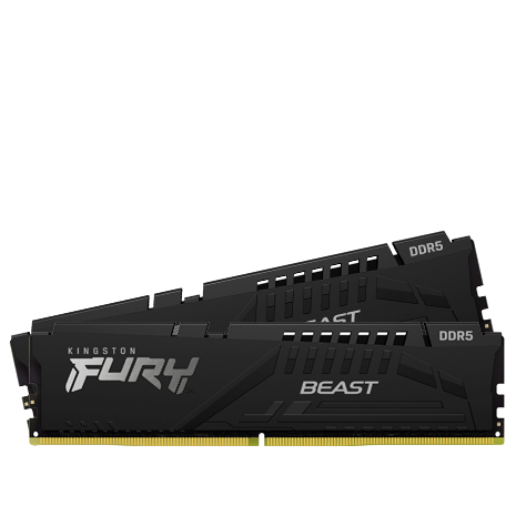 Kingston 金士頓 FURY Beast 獸獵者 DDR5-5600 16G*2 桌上型超頻記憶體(支援XMP3.0、EXPO)《黑》