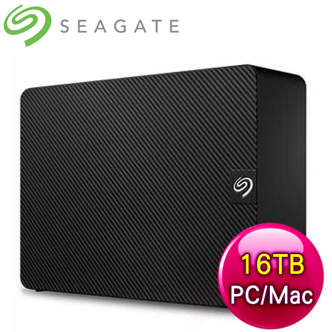 Seagate 希捷 新黑鑽 Expansion Desktop 16TB 3.5吋外接硬碟(STKP16000400)