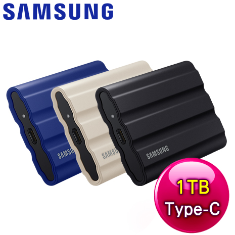Samsung 三星 T7 Shield 1TB 移動SSD固態硬碟《多色任選》