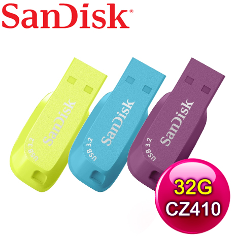 SanDisk CZ410 Ultra Shift 32GB U3隨身碟《多色任選》(讀取100MB/s)