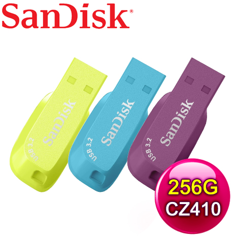 SanDisk CZ410 Ultra Shift 256GB U3隨身碟《多色任選》(讀取100MB/s)