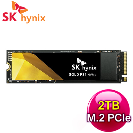 SK hynix 海力士 Gold P31 2TB M.2 PCIe 3.0 NVMe SSD【五年保】