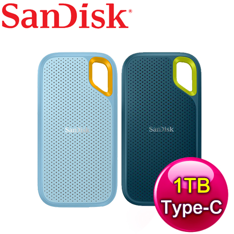 SanDisk E61 1TB Extreme Portable SSD Type-C 外接SSD固態硬碟《多色任選》
