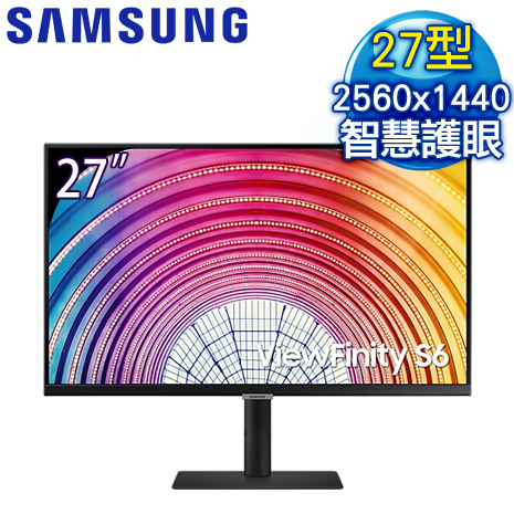 Samsung 三星 S27A600NAC 27型 IPS 2K 護眼窄邊美型螢幕