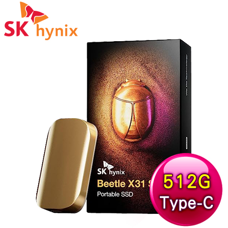 SK hynix 海力士 Beetle X31 512G Portable SSD 行動固態硬碟