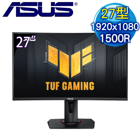 ASUS 華碩 TUF Gaming VG27VQM 27型 240Hz 曲面電競螢幕