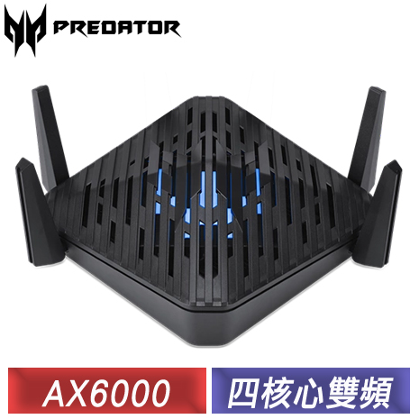 ACER 宏碁 Predator Connect W6d 雙頻AX6000 Wi-Fi 6 電競路由器(分享器)