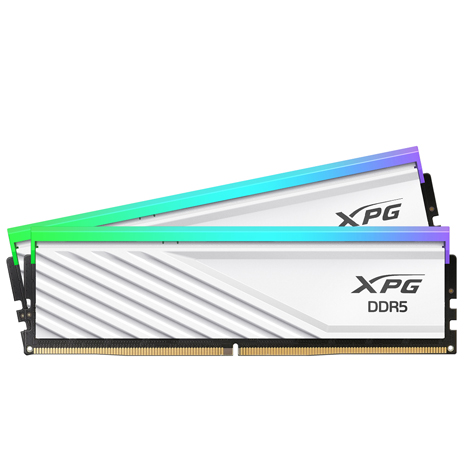 ADATA 威剛 XPG LANCER BLADE DDR5-6000 24G*2 RGB炫光電競記憶體《白》
