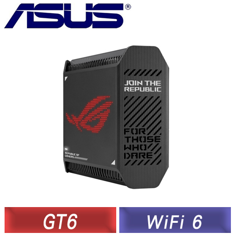 ASUS 華碩 ROG RAPTURE GT6 WiFi 6 Ai Mesh 分享器 路由器(單入)