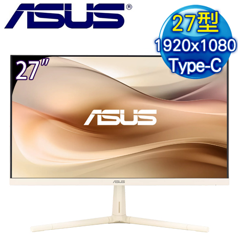 ASUS 華碩 VU279CFE-M 27型 IPS USB-C 護眼螢幕