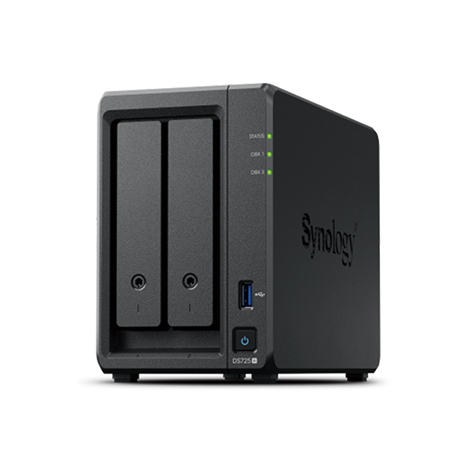 Synology 群暉 DS725+ 2Bay NAS網路儲存伺服器
