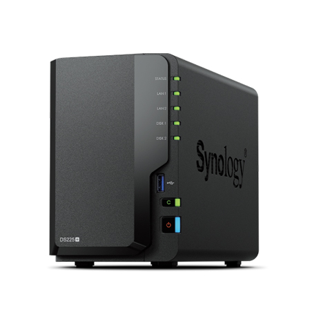 Synology 群暉 DS225+ 2Bay NAS網路儲存伺服器
