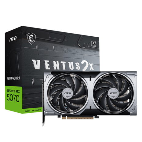 MSI 微星 RTX 5070 12G VENTUS 2X OC 顯示卡