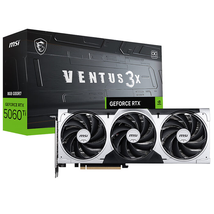 MSI 微星 RTX 5060 Ti 8G VENTUS 3X OC 顯示卡