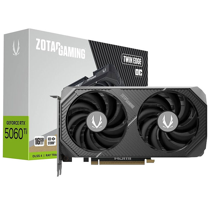 ZOTAC 索泰 RTX 5060 TI 16GB Twin Edge OC 顯示卡