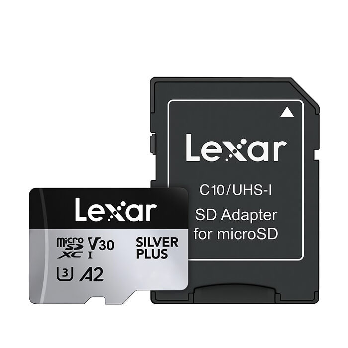 Lexar 雷克沙 SILVER PLUS MicroSDXC UHS-I A2 U3 512G 記憶卡(附轉卡)