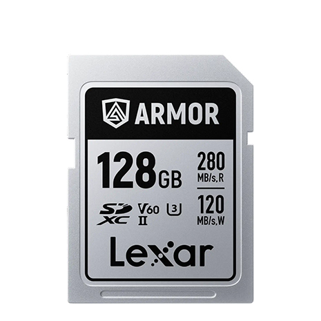 Lexar 雷克沙 ARMOR SILVER PRO SDXC UHS-II U3 128G 記憶卡
