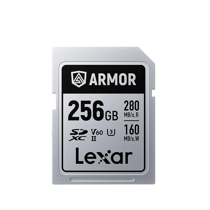 Lexar 雷克沙 ARMOR SILVER PRO SDXC UHS-II U3 256G 記憶卡