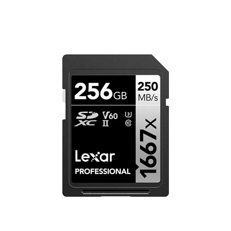 Lexar 雷克沙 Professional 1667x UHS-II U3 256G 記憶卡