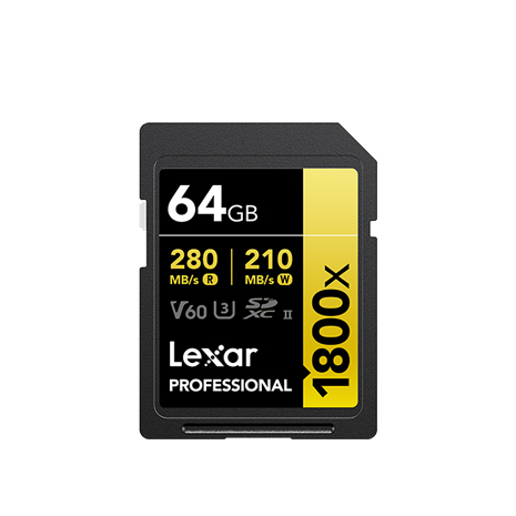 Lexar 雷克沙 Professional 1800x UHS-II U3 64G 記憶卡