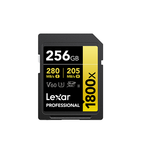 Lexar 雷克沙 Professional 1800x UHS-II U3 256G 記憶卡