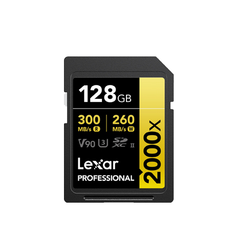 Lexar 雷克沙 Professional 2000x UHS-II U3 128G 記憶卡